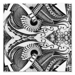 Foto arte sharpie "Direction" auténticos diseños de pap