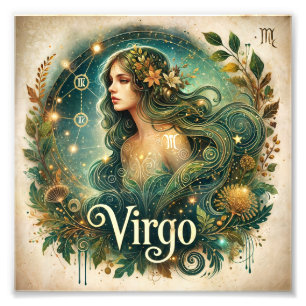 Foto Arte Zodiacal de Virgo Etéreo