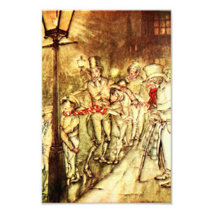 Foto Arthur Rackham - A Navidades Carol - Calle
