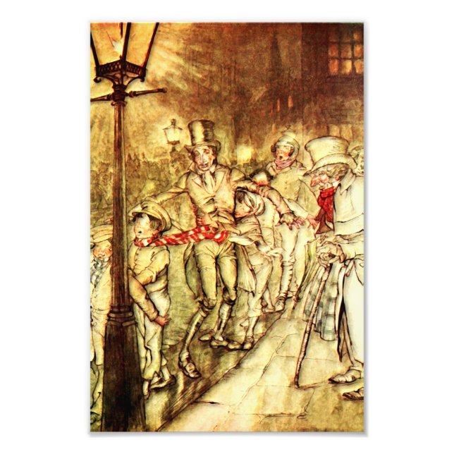 Foto Arthur Rackham - A Navidades Carol - Calle (Frente)