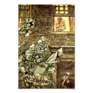 Foto Arthur Rackham - A Navidades Carol - Ghosts