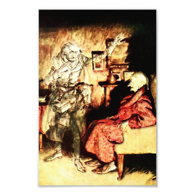 Foto Arthur Rackham - A Navidades Carol - Scrooge (Frente)