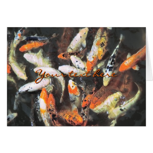 Foto artística de Koi Pond (Anverso (Horizontal))