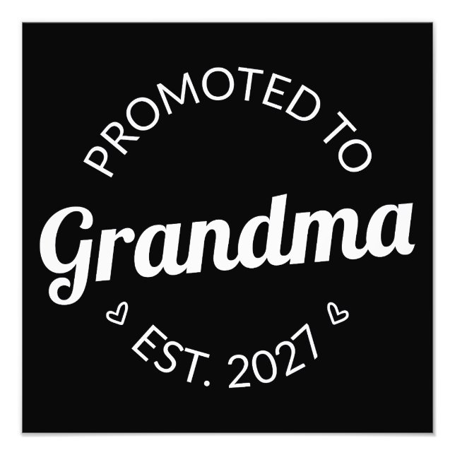 Foto Ascendida a Abuela Desde 2027 Nueva Nana Yo (Frente)