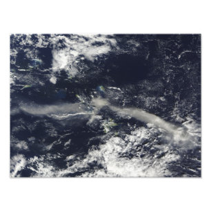 Foto Ash Plume de Soufriere Hills, Montserrat