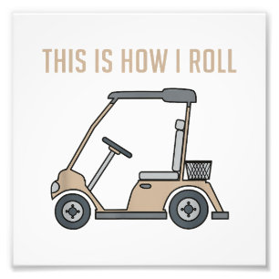 Foto Así es como ruedo Carrito de golf Golfistas divert