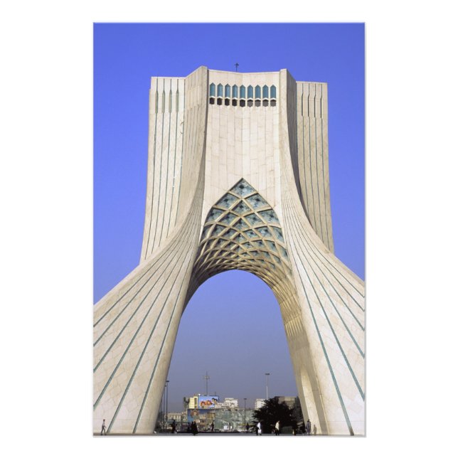 Foto Asia, Irán, Teherán. Monumento a la libertad en Az (Frente)