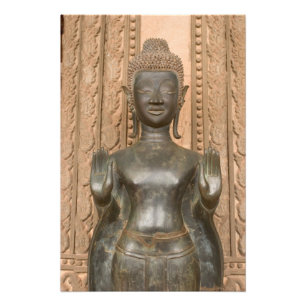 Foto Asia, Laos, Vientiane, Buda de bronce en Hawn