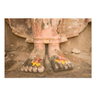 Foto Asia Tailandia, Sukhothai, pies de Buda y