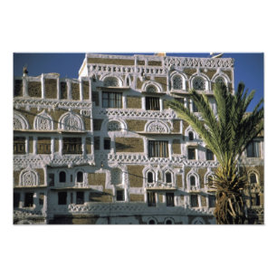 Foto Asia, Yemen, Sana'a. Casa yemení.