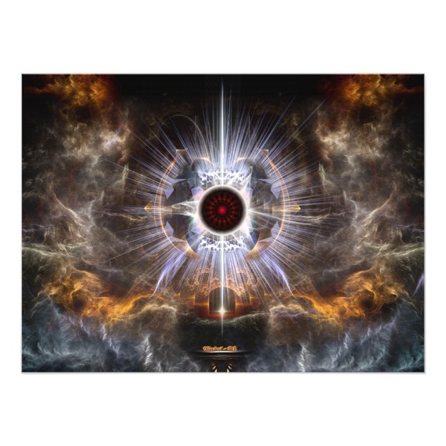 Foto Asilo De Composición De Arte Fractal Ligero (Frente)
