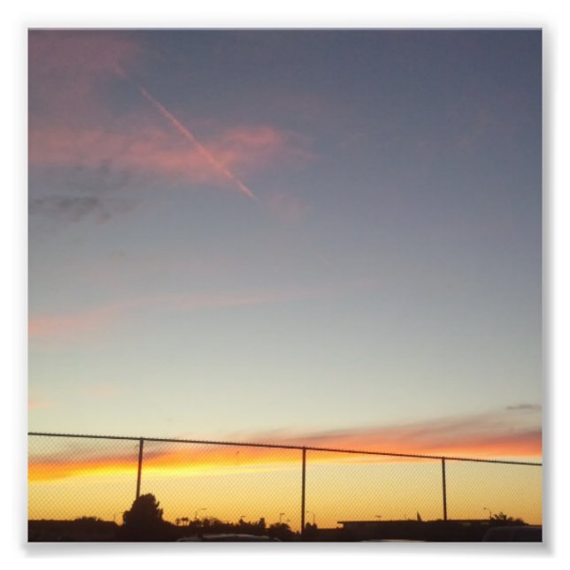 Foto Asombrosa puesta de sol en California (Frente)