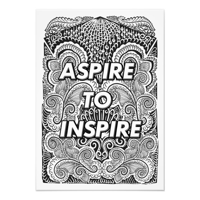 Foto ASPIRE A INSPIRE - Cita de declaración positiva (Frente)