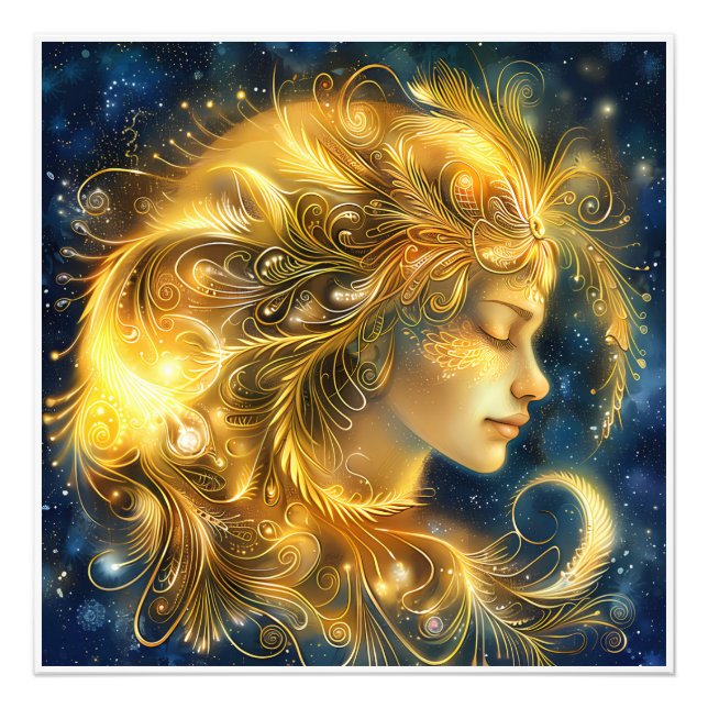 Foto Astrología espléndida Rótulo de Nacimiento Zodiaco (Frente)