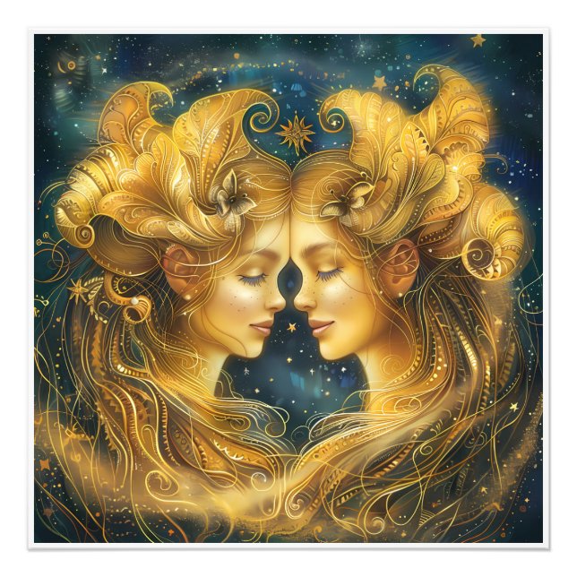Foto Astrología espléndida Rótulo de Nacimiento Zodiaco (Frente)