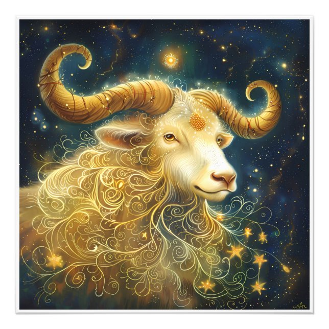 Foto Astrología espléndida Rótulo de Nacimiento Zodiaco (Frente)