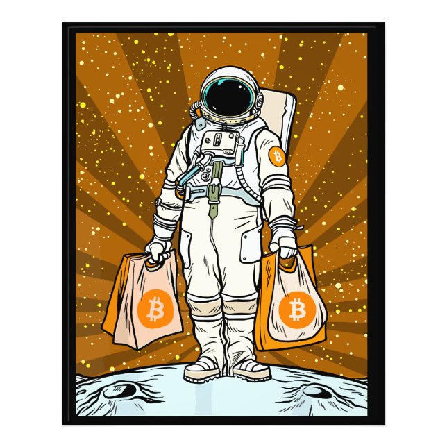Foto Astronauta BITCOIN-HODL-Crypto (Frente)