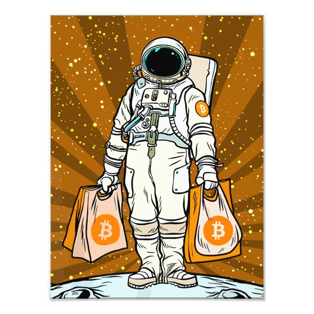 Foto Astronauta BITCOIN-HODL-Crypto (Frente)