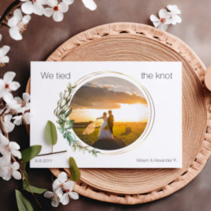 Foto: atamos la invitación del Boda del nudo
