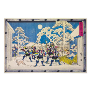 Foto Ataque nocturno   Utagawa Hiroshige