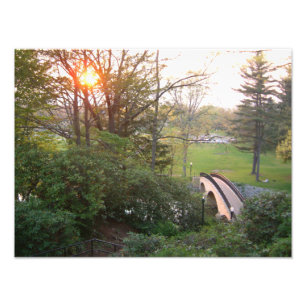 Foto Atardecer del Puente Arcoíris en Grove City Colleg