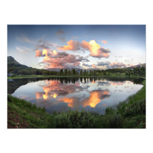 Foto Atardecer en el Lago Little Molas - Sendero de Col