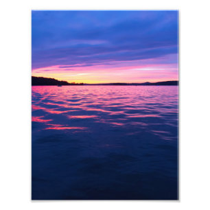 Foto Atardecer en el lago Seneca, Ohio