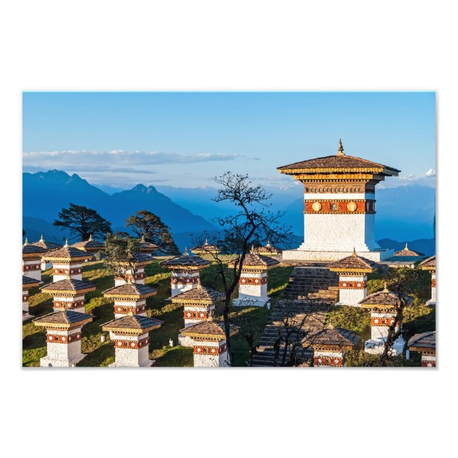 Foto Atardecer en el paso de Dochula - Bután, Himalaya (Frente)