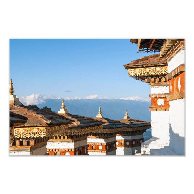 Foto Atardecer en el paso de Dochula - Bután, Himalaya (Frente)