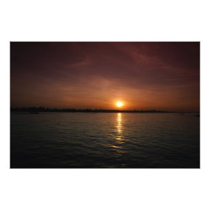 Foto Atardecer en el río Mekong