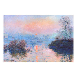 Foto Atardecer en el Sena Claude Monet