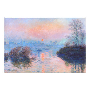 Foto Atardecer en el Sena Claude Monet