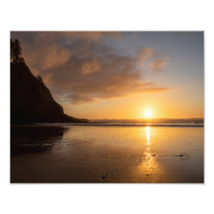 Foto Atardecer en la costa de Oregón