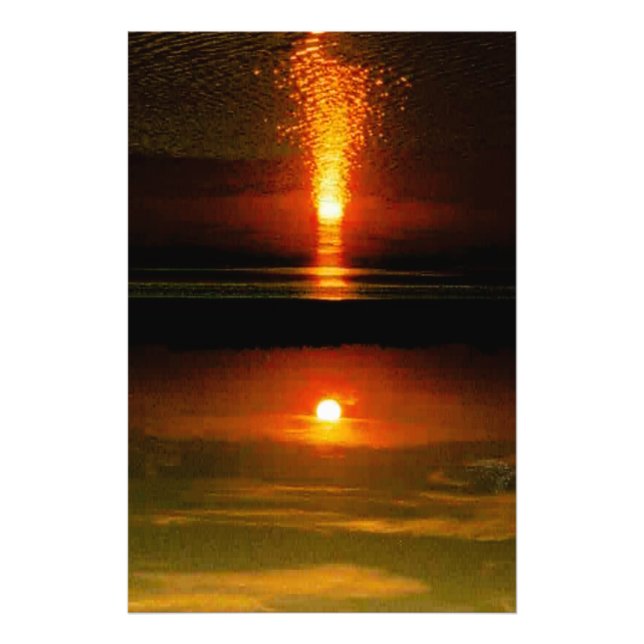 Foto                            Atardecer en la Isla    (Frente)