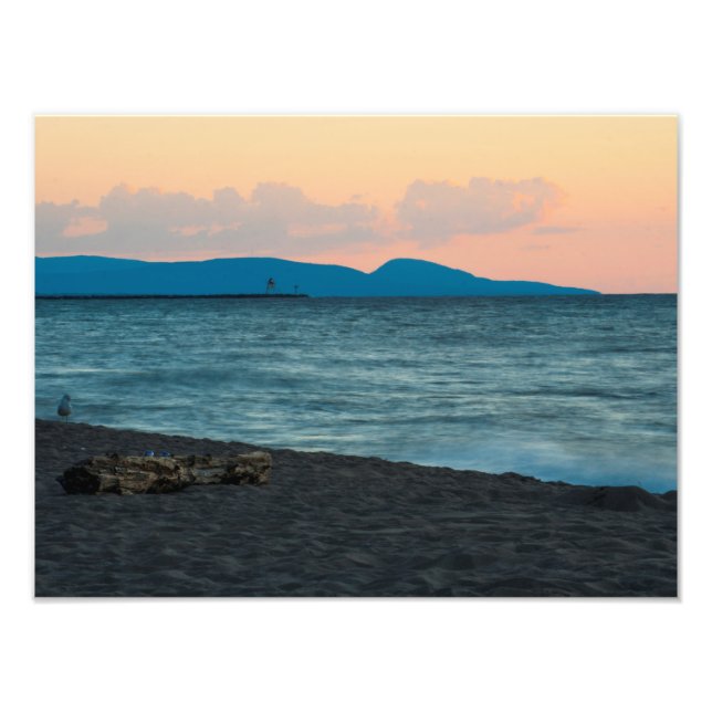 Foto Atardecer en las montañas Porcupine, Michigan (Frente)