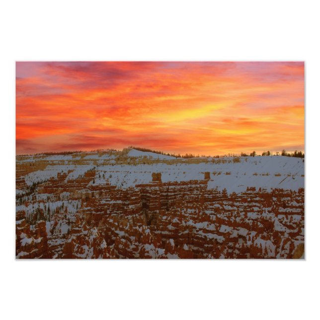 Foto Atardecer sobre el cañón de Bryce por Laurie Larso (Frente)