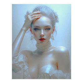 Foto Ätherisch Elegante Schönheit im Pastellglanz