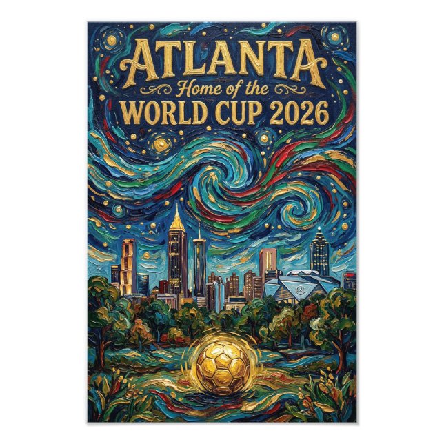 Foto Atlanta Football Art 2026 City Stadium Design (Frente)
