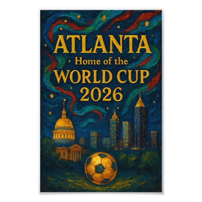 Foto Atlanta Football Elegant Artwork 2026  (Frente)