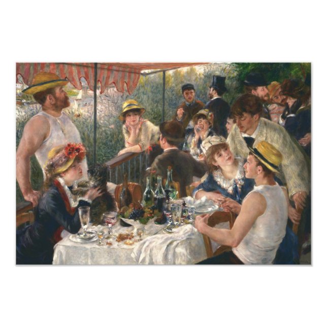 Foto Auguste Renoir - Almuerzo del Fiesta del barco (Frente)
