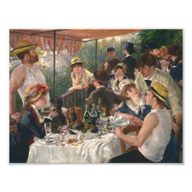 Foto Auguste Renoir - Almuerzo del Fiesta del barco (Frente)