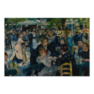Foto Auguste Renoir - Danza en Le Moulin de la Galette