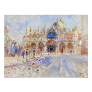 Foto Auguste Renoir - la plaza San Marco, Venecia