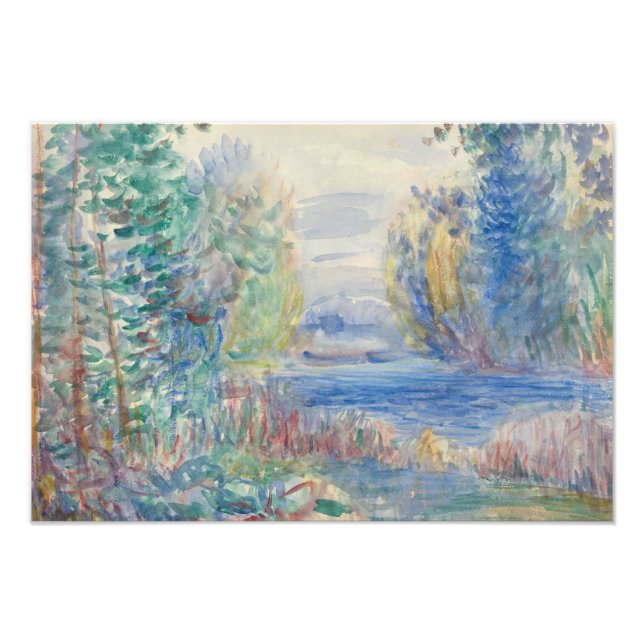 Foto Auguste Renoir - Paisaje del río (Frente)