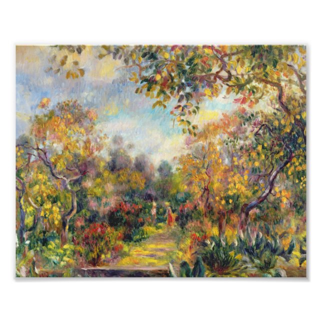 Foto Auguste Renoir - Paisaje En Beaulieu (Frente)