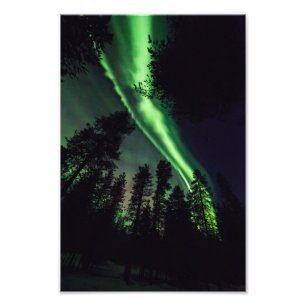 Foto Aurora borealis en Laponia finlandesa