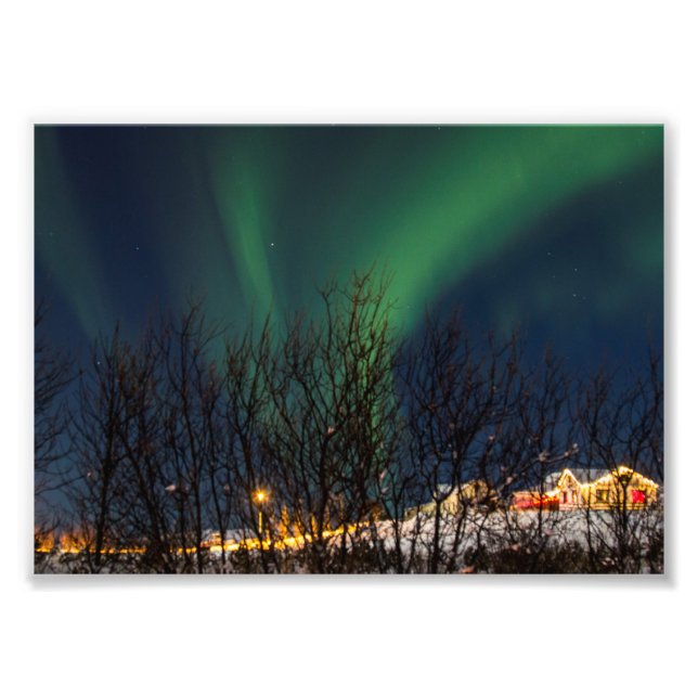 Foto Aurora Borealis Islandia (Frente)