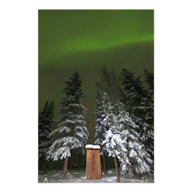 Foto Aurora sobre el Outhouse (Frente)