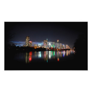 Foto Austin Texas Night Skyline 2