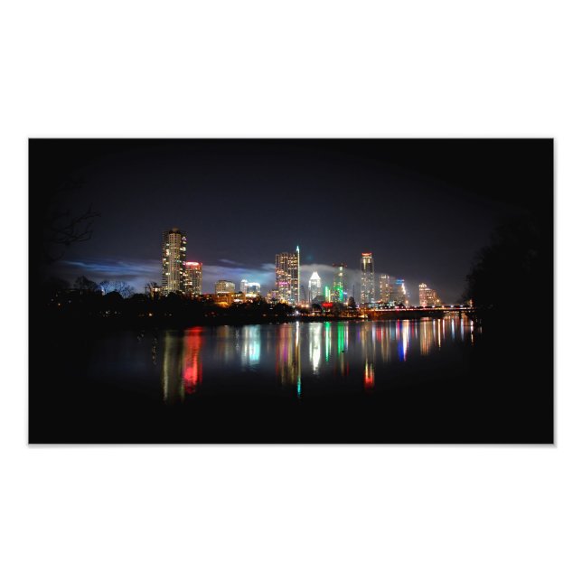Foto Austin Texas Night Skyline 2 (Frente)